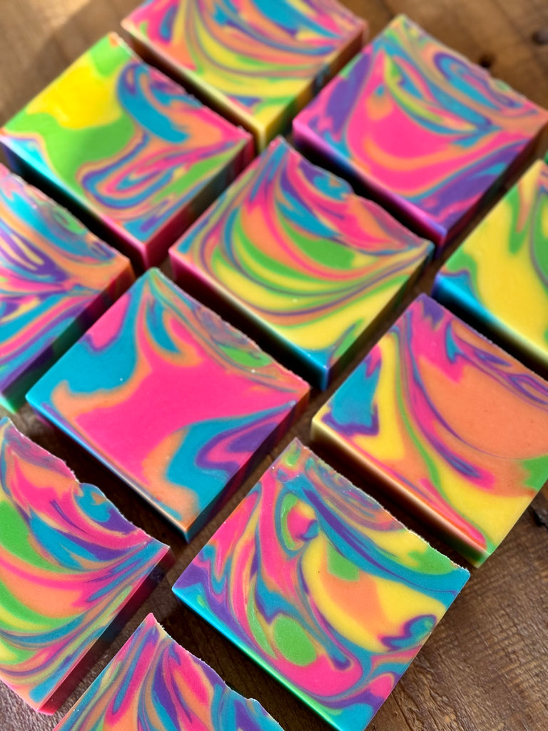 Rainbow Sherbet Soap